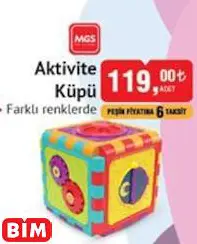 AKTİVİTE KÜPÜ OYUNCAK